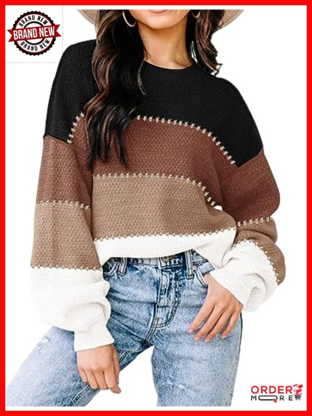 Oversized Batwing Sleeve Tunic Sweater Nylon Viscose Knit Pullover